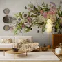 Vintage Hydrangea Floral Wallpaper Mural