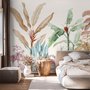 Bunte Tropische Bananenbaum-Fototapete
