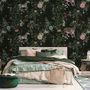 Dark Botanical Plants with Animals Wallpaper Mural