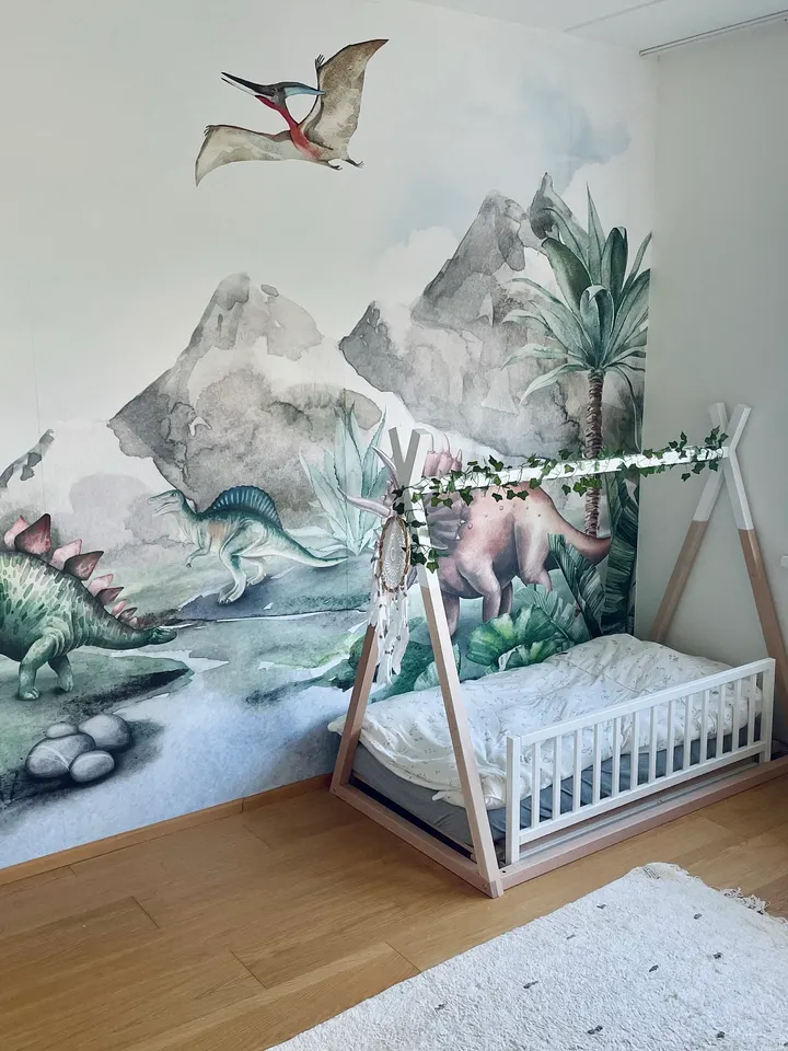 Kids Softs Dinosaur Jurassic World Wallpaper Mural