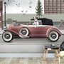Cityscape with Doggies Wallpaper Mural