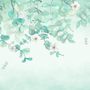 Plum Blossom with Leaves Wallpaper Mural