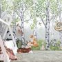 Kids Woodland Animals in the Forest Wallpaper Mural