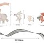 Cute Animals Singing on the Music Notes Wall Decal Sticker