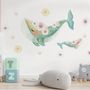 Kids Cute Whale Sea Animals Wall Decal Sticker