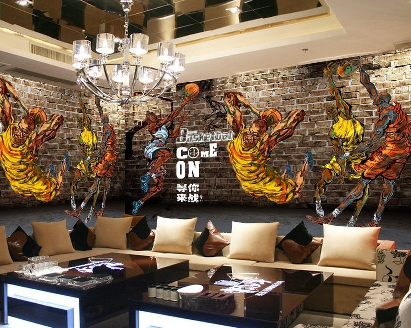 Sport Basketball Player Wallpaper Mural