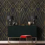 Luxury Geometric Lines  Art Deco Wallpaper Mural