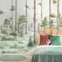 Kids Watercolor Forest Trees Wallpaper Mural