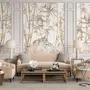 Bamboo Trees with Leopard Wallpaper Murals