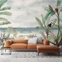 Papier peint vue plage tropicale