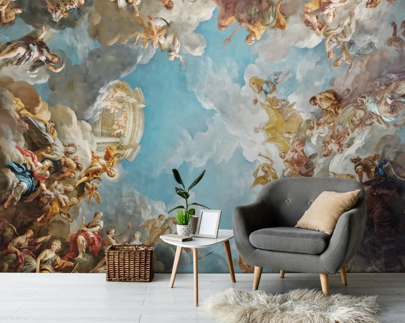 Medieval Renaissance Art Wallpaper Mural