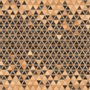 Fototapete mit geometrischem Dreiecksmuster und Holzeffekt