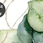 Watercolor Green Eucalyptus Leaf Wallpaper Mural