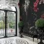 Dark Floral Garden Wallpaper Mural