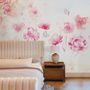 Pink Romantic Floral Wallpaper Mural