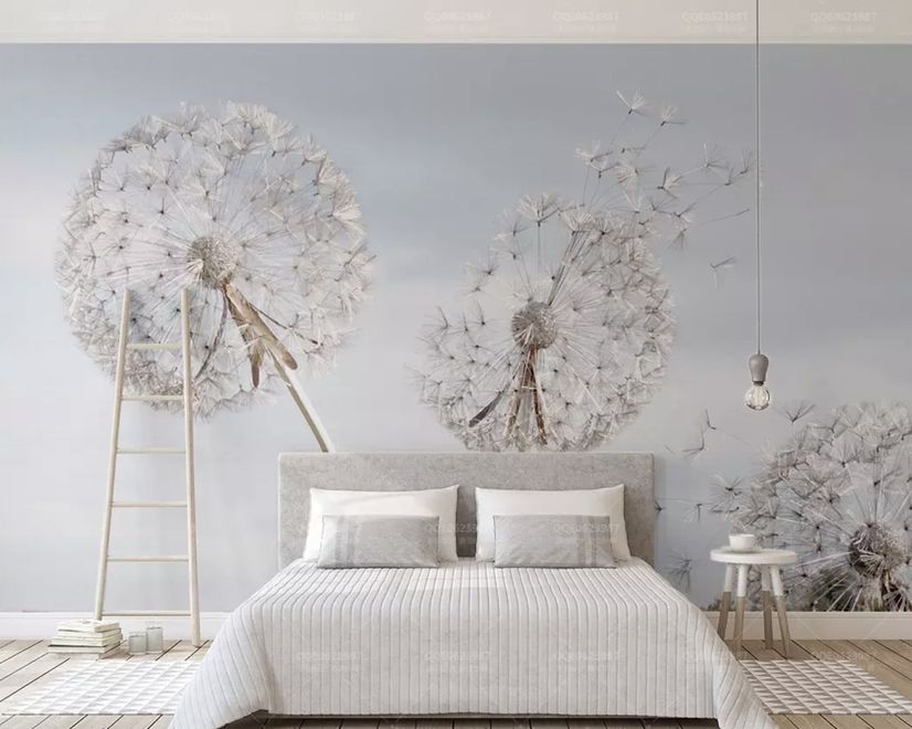 Dandelion Flowers Wallpaper Mural