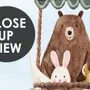 Cute Flying Animals with Treehouse for Kids Nursery Wallpaper Mural