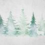 Watercolor Soft Palm Trees Wallpaper Mural