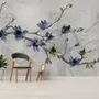 Retro Magnolia Blossom Wallpaper Mural