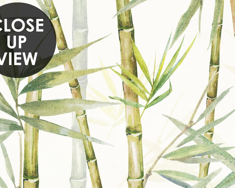 Bamboo Trees with Leopard Wallpaper Murals