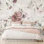Soft Peony Floral Wallpaper Mural