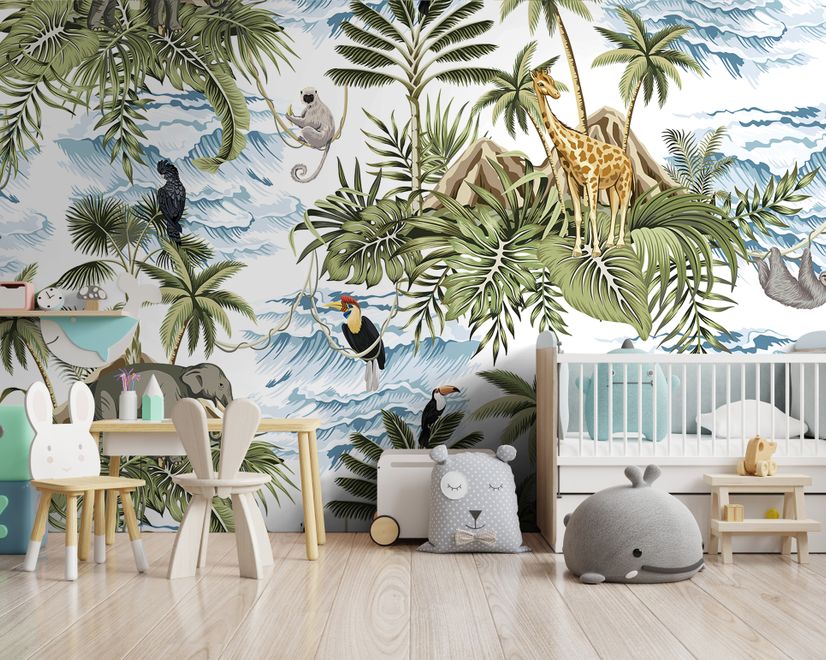Tropical Paradise Wallpaper Mural