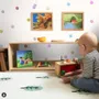 Colorful Little Polka Dots Wall Decal Sticker
