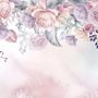 Vintage Vine Floral Wallpaper Mural