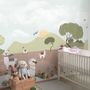 Kids Alpaca in the Desert Wallpaper Mural