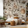 Romantic Garden Bloom Floral Wallpaper