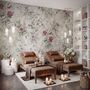 Vintage Floral Wallpaper Mural
