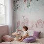 Deer in the Floral Garden Wallpaper Mural