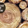 Stacked Wooden Stumps Wallpaper Mural