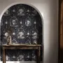 Dark Romantic  Gothic Skull Cage Wallpaper Mural 