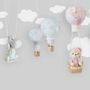 Teddy Bear Clouds and Balloons Wallpaper Mural