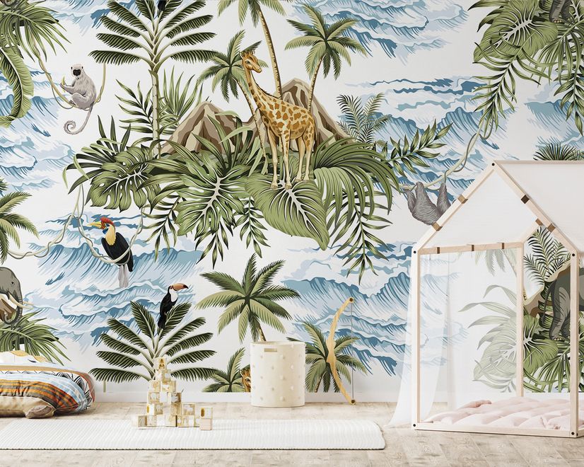 Tropical Paradise Wallpaper Mural