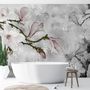 Vintage Retro Floral Bouqet Wallpaper Mural