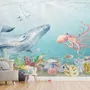 Kids Cute Whale Undersea Wallpaper Murals