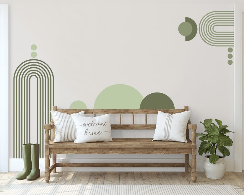 Geometric Arch Wall Decal Sticker