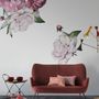 3D Dutch Floral Peony Flower Bouqet Wall Decal Sticker