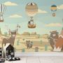 Kids Tribal Woodland Animals in the Desert Wallpaper Mural