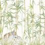 Bamboo Trees with Leopard Wallpaper Murals
