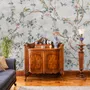 Watercolor Chinoiserie Floral Peony Blossom Wallpaper Mural