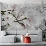 Vintage Retro Floral Bouqet Wallpaper Mural