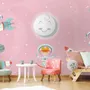 Astronaut Girls in the Space Ship Wallpaper Mural