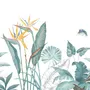 Tropical Banana Leaf with a Bird Wallpaper Mural