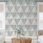 Trigon Geometric Shape Pattern Wallpaper Mural