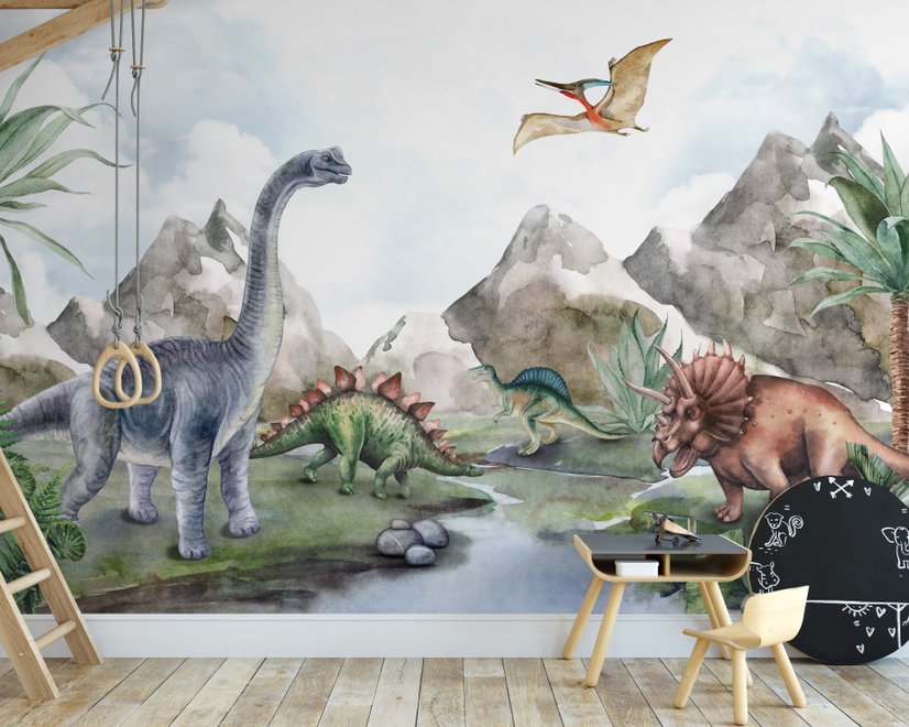 Kinder Fototapete Dinosaurier Jurassic World