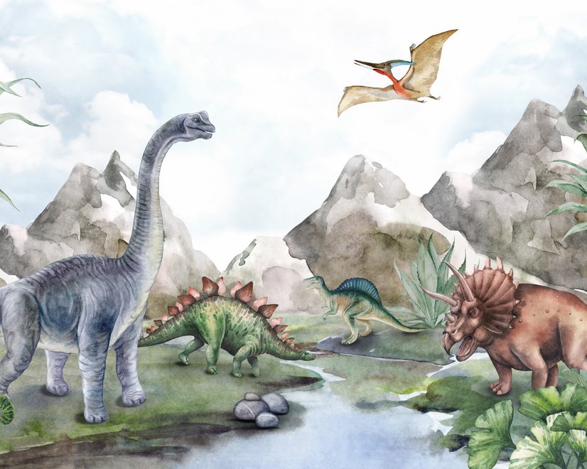 Kinder Fototapete Dinosaurier Jurassic World