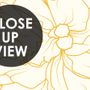 Papier peint panoramique floral - Dessin de pivoine